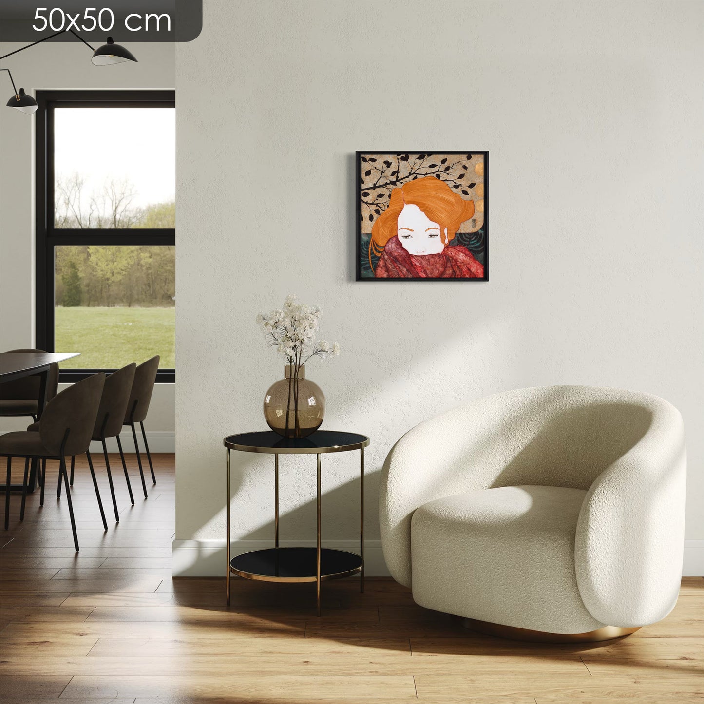 Lalou Kraffe, douceur et délicatesse, portraits féminins, galerie KLE à Honfleur, Auray et Pont-Aven