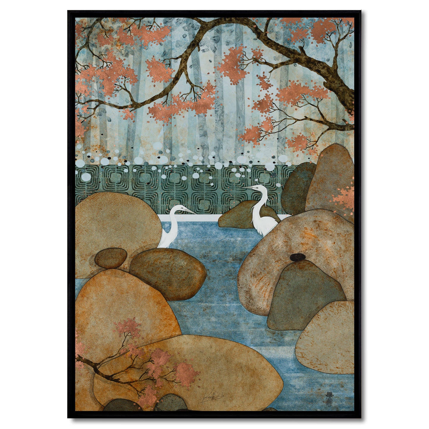 Lalou Kraffe, Japonisme, Nature, Poésie, Sérénité, Galerie KLE, Bretagne, Normandie