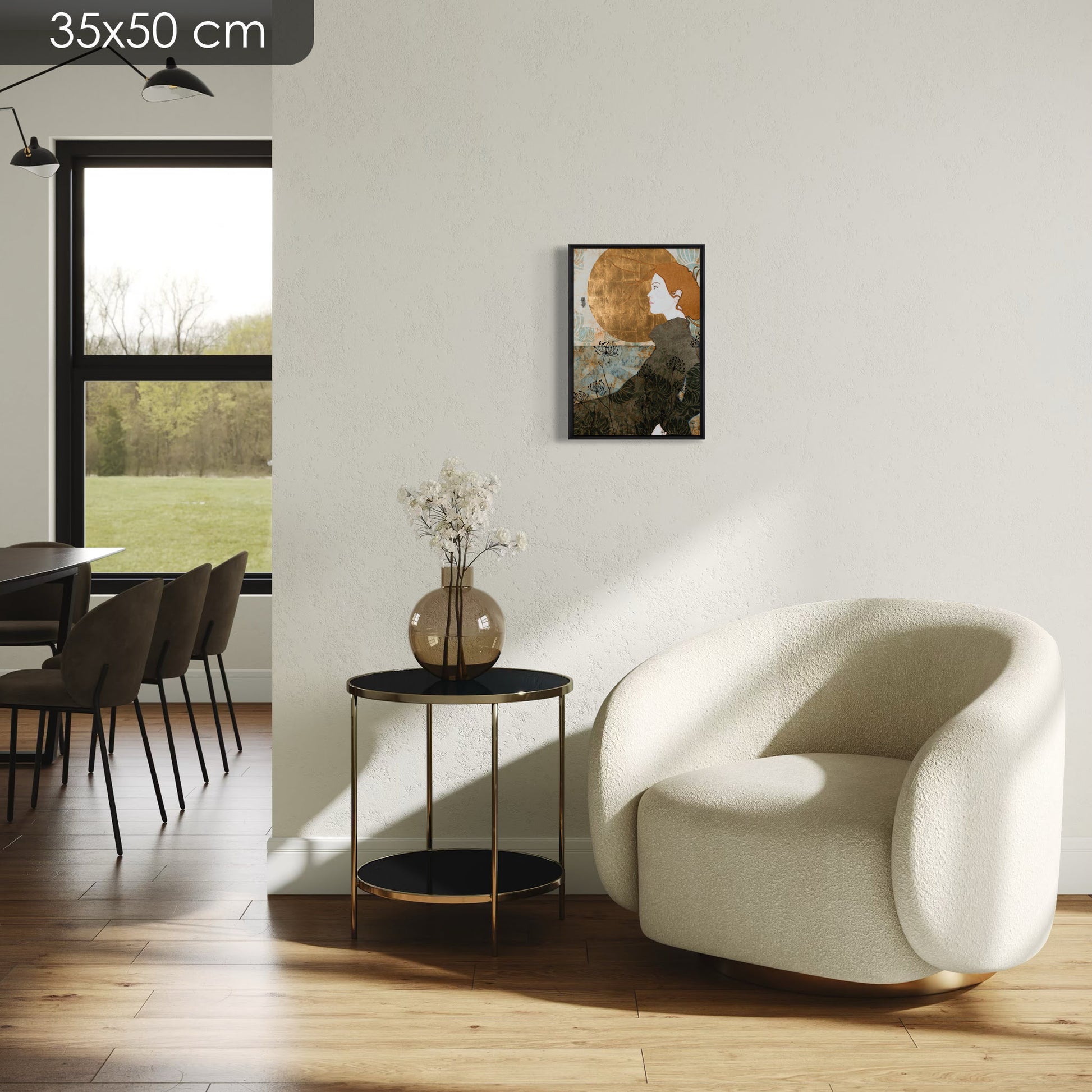 Lalou Kraffe, portrait féminin figuratif, sérénité et modernité, Auray, Pont-Aven et Honfleur