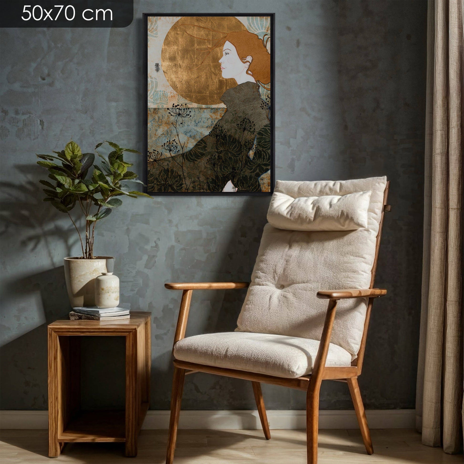 Lalou Kraffe, Portrait féminin, Figuratif, Sérénité, Modernité, Auray, Pont-Aven, Honfleur