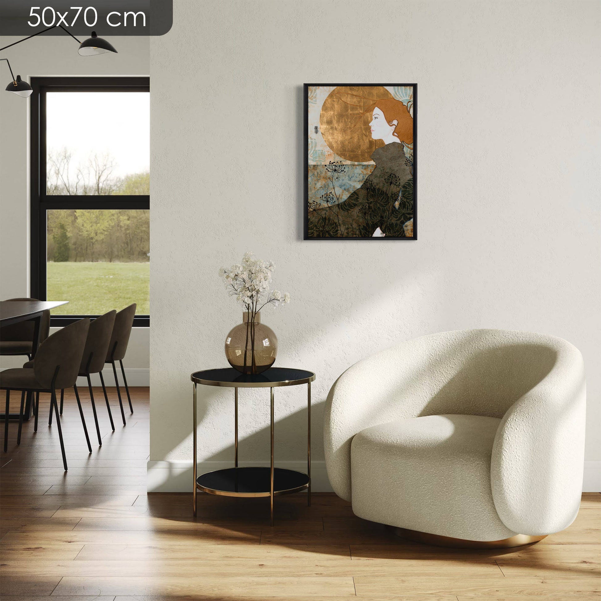 Lalou Kraffe, Portrait féminin, Figuratif, Sérénité, Modernité, Auray, Pont-Aven, Honfleur