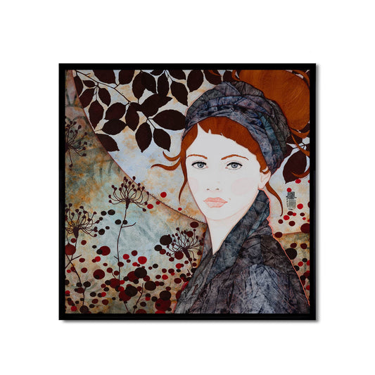 Lalou Kraffe, regard et expression, figuratif, portrait de femme, galerie KLE en Bretagne et Normandie