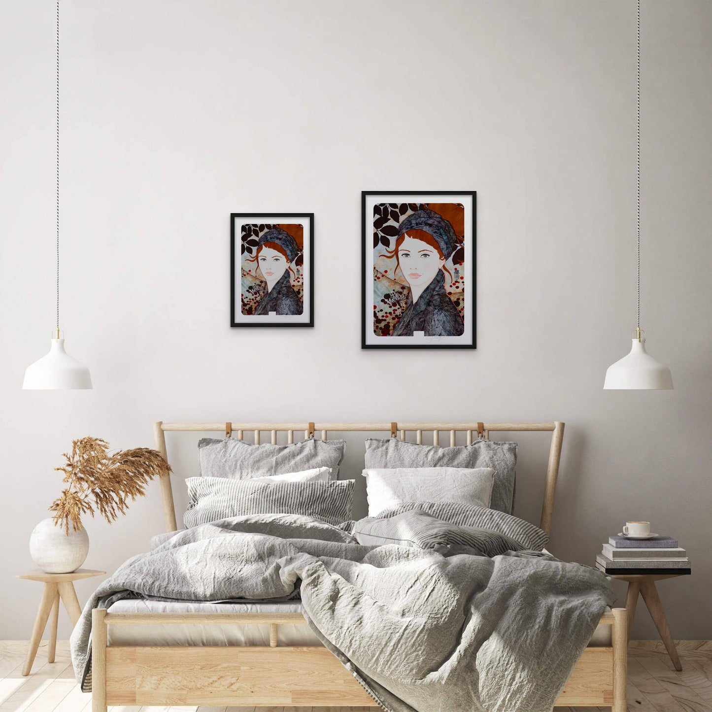 Lalou Kraffe, regard et expression, figuratif, portrait de femme, Galerie KLE en Bretagne et Normandie