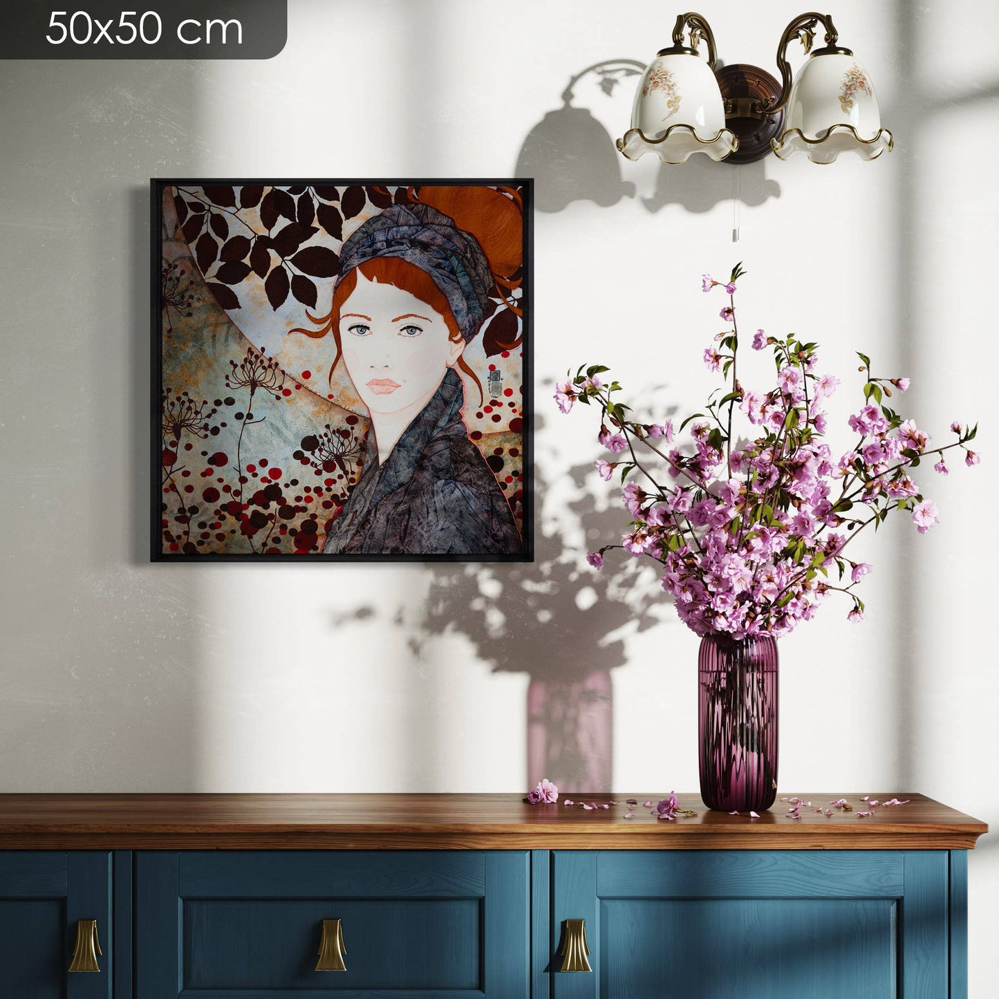 Lalou Kraffe, regard et expression, figuratif, portrait de femme, galerie KLE en Bretagne et Normandie