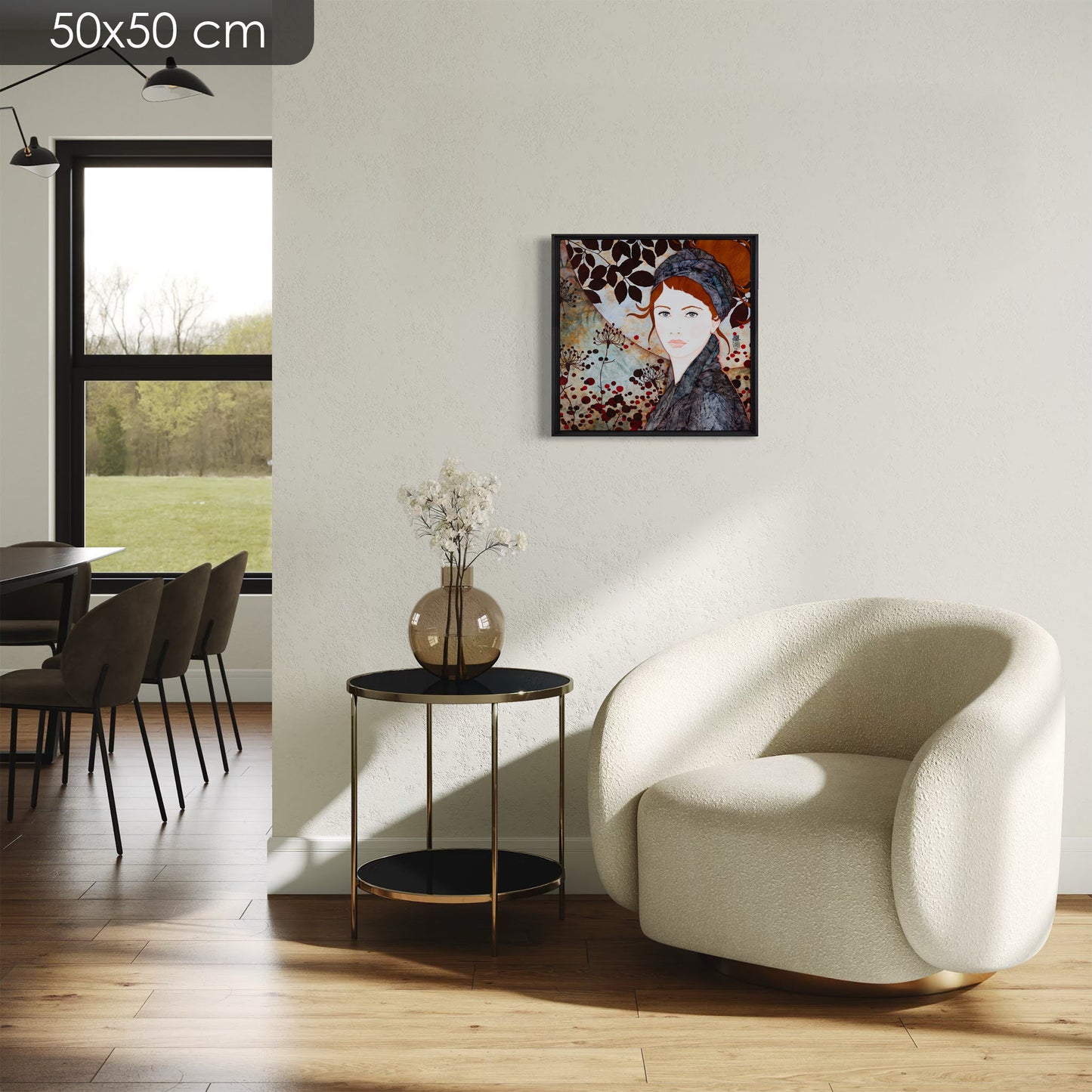 Lalou Kraffe, regard et expression, figuratif, portrait de femme, galerie KLE en Bretagne et Normandie