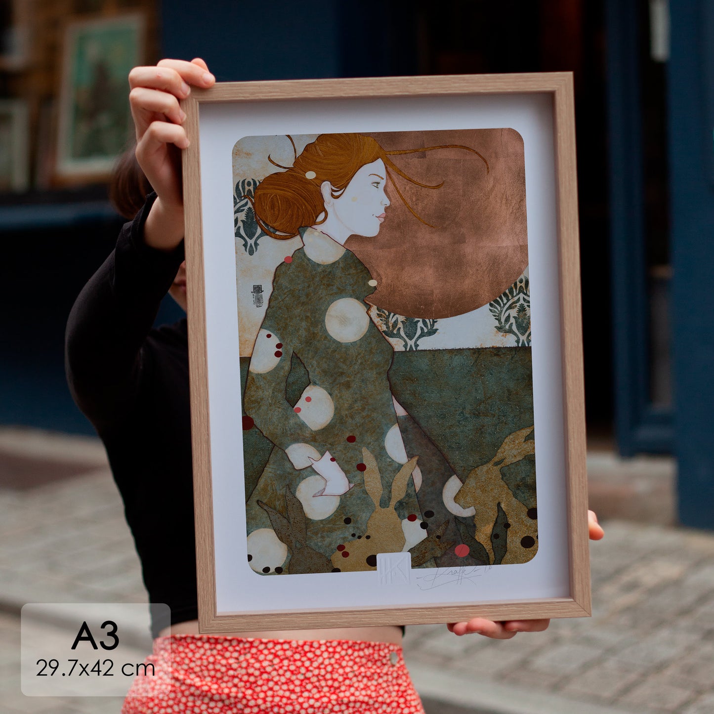 Portraits de femmes par Lalou Kraffe Galeries de Normandie et Bretagne Lièvres