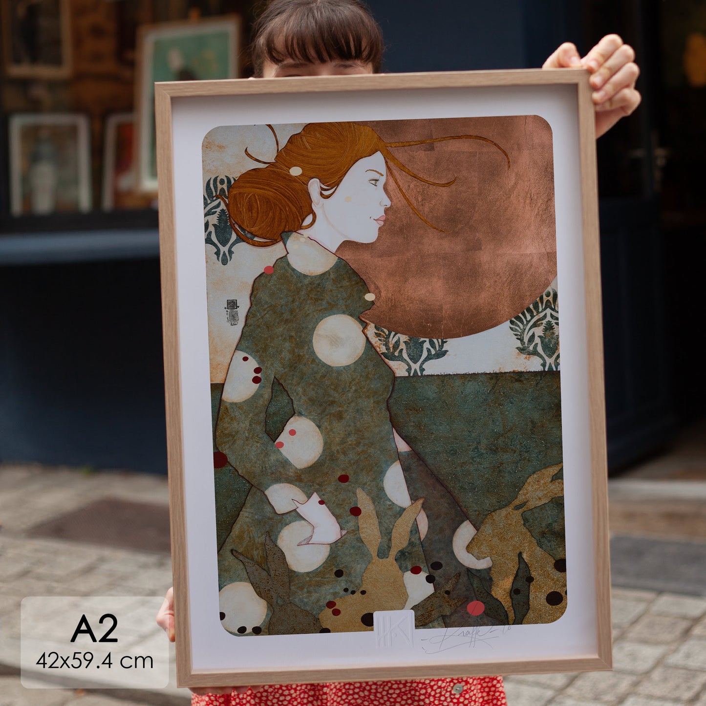 Portraits de femmes par Lalou Kraffe Galeries de Normandie et Bretagne Lièvres