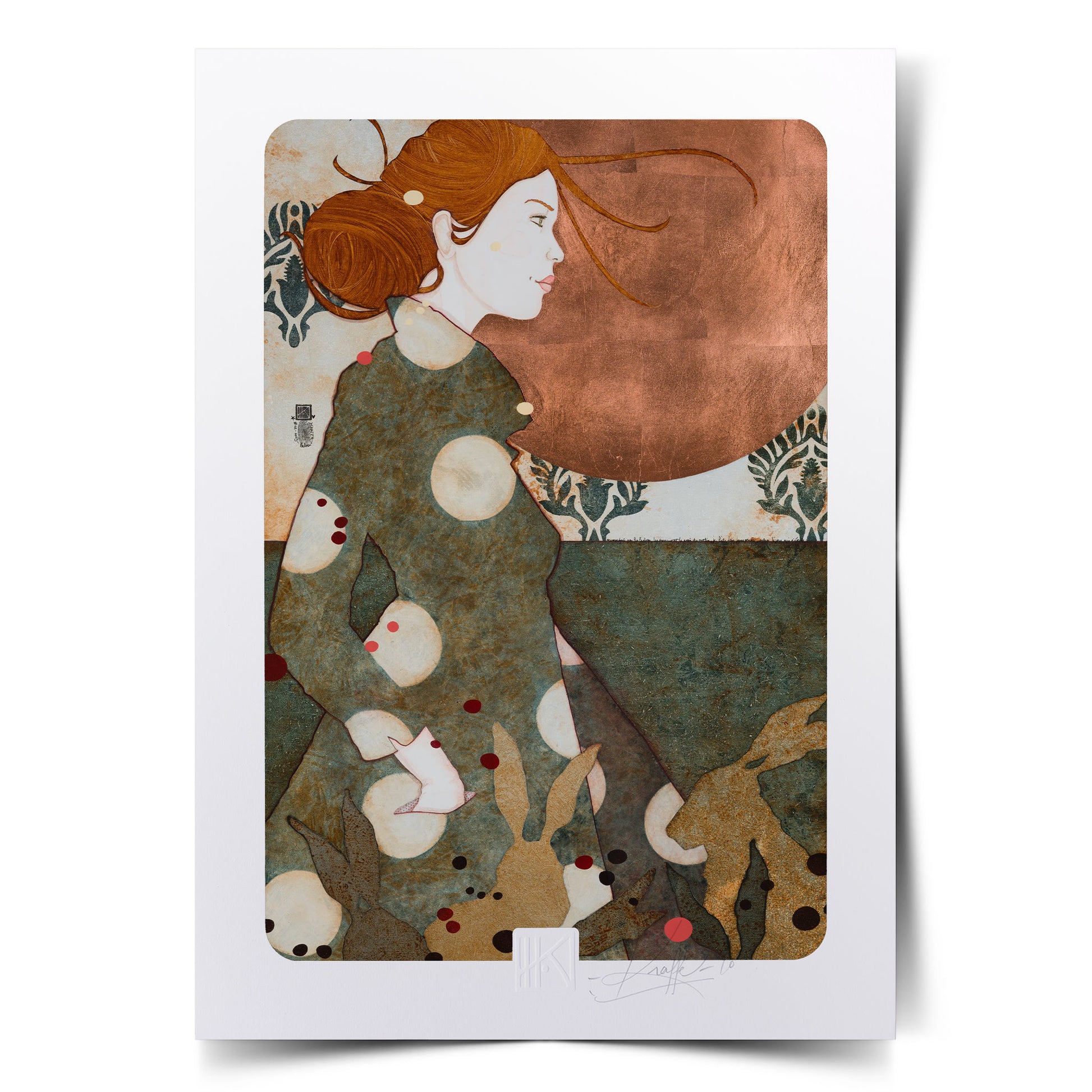 Portraits de femmes par Lalou Kraffe Galeries de Normandie et Bretagne Lièvres