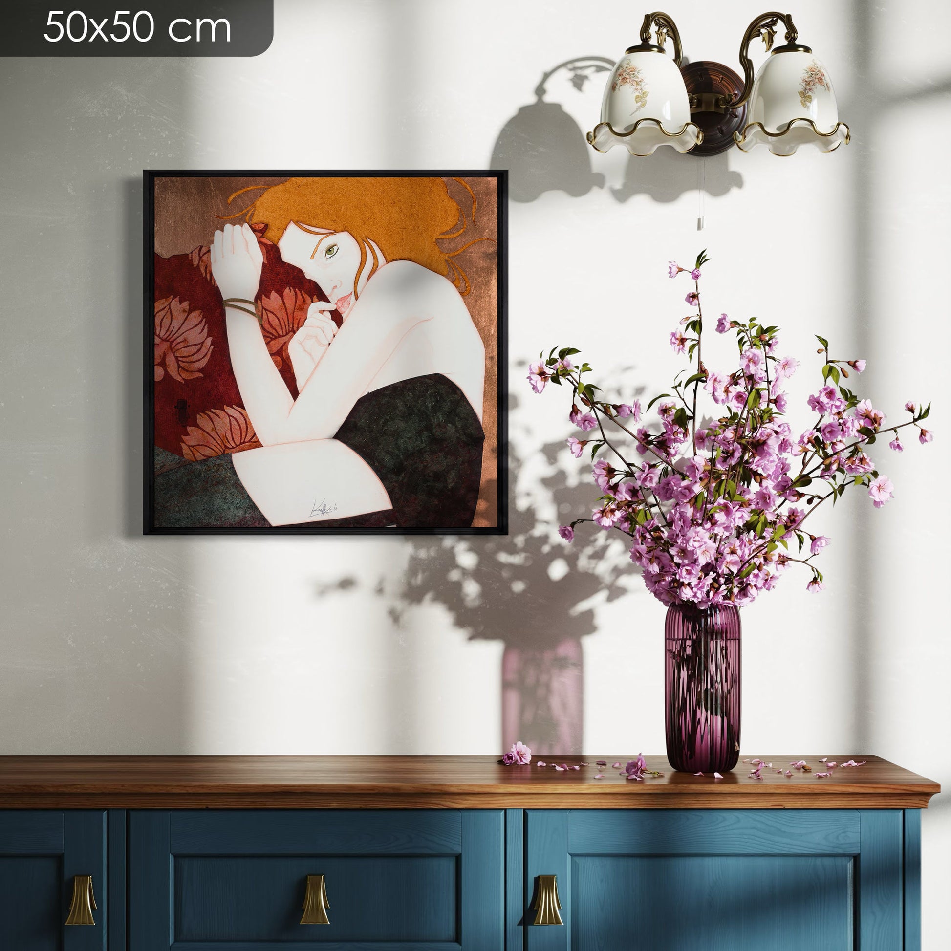 Mystère, charme et sensualité, femmes, portraits, galerie KLE, Lalou Kraffe, Normandie et Bretagne