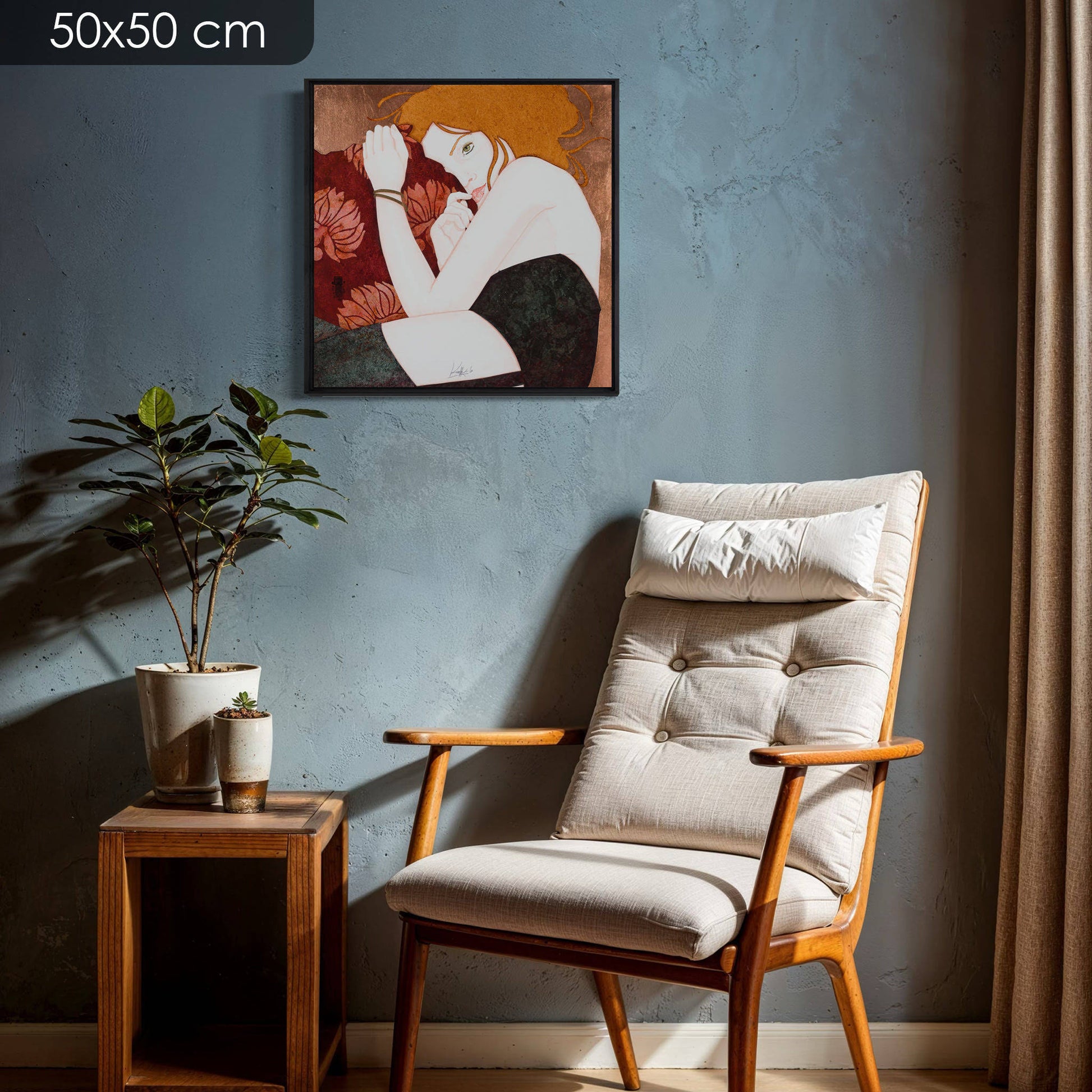 Mystère, charme et sensualité, femmes, portraits, galerie KLE, Lalou Kraffe, Normandie et Bretagne