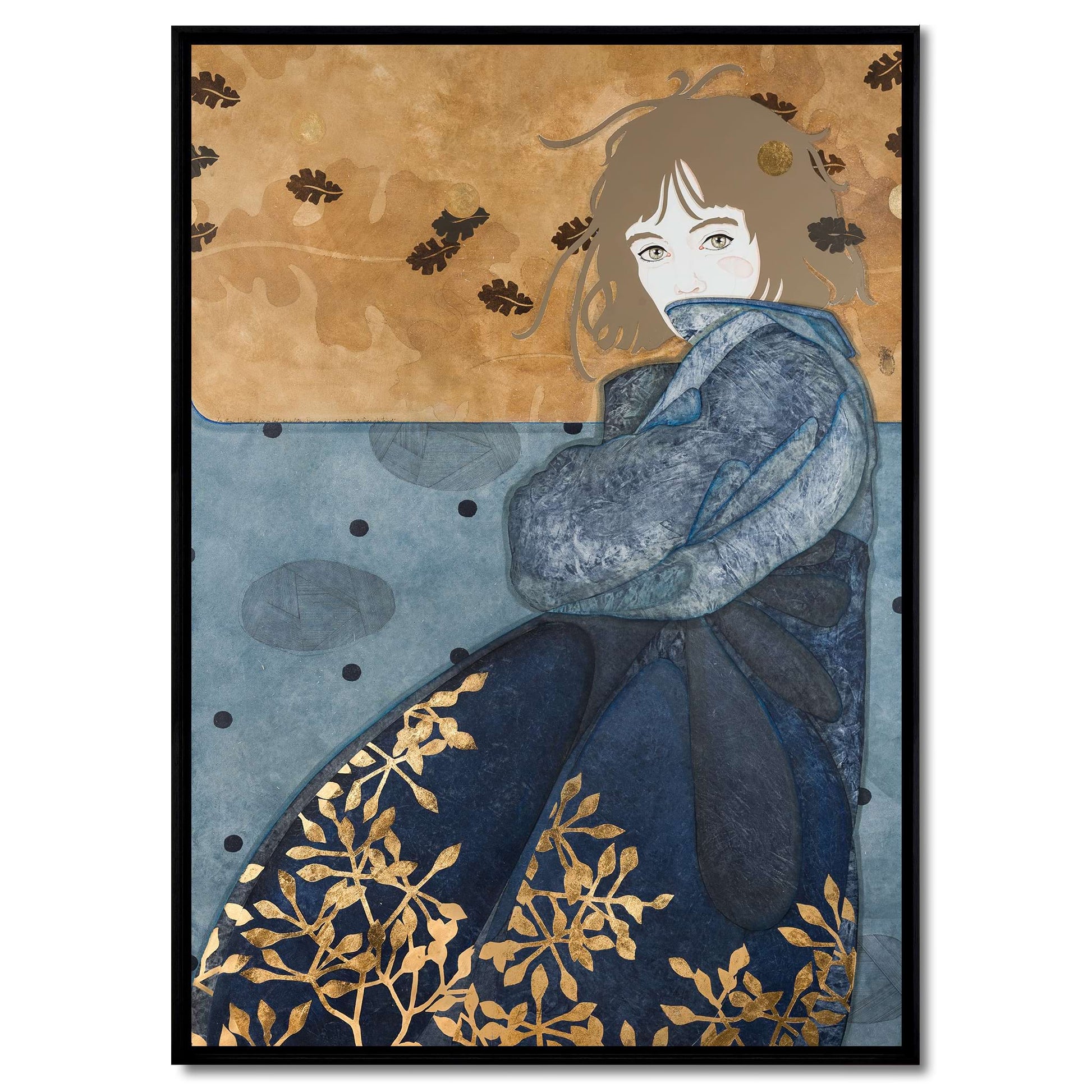 Mystère, Poésie, Galerie KLE, Lalou Kraffe, Portrait féminin, Bretagne, Normandie