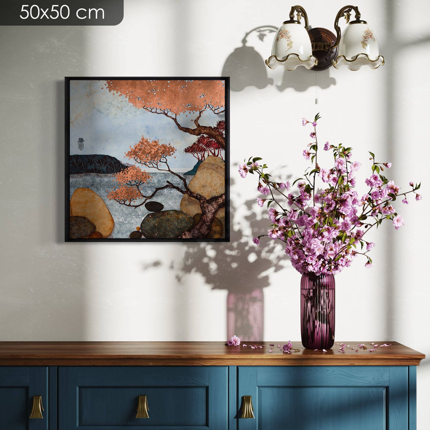 Paysage japonisant de Bretagne et Normandie, Lalou Kraffe, nature et poésie, Galerie KLE