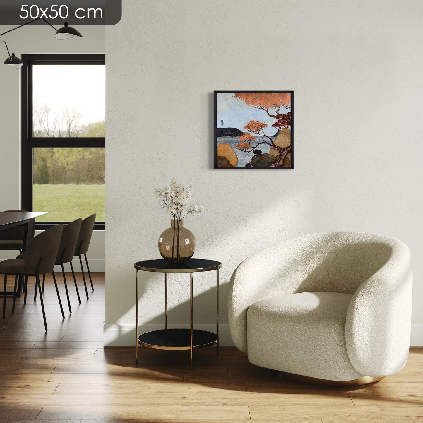 Paysage japonisant de Bretagne et Normandie, Lalou Kraffe, nature et poésie, Galerie KLE