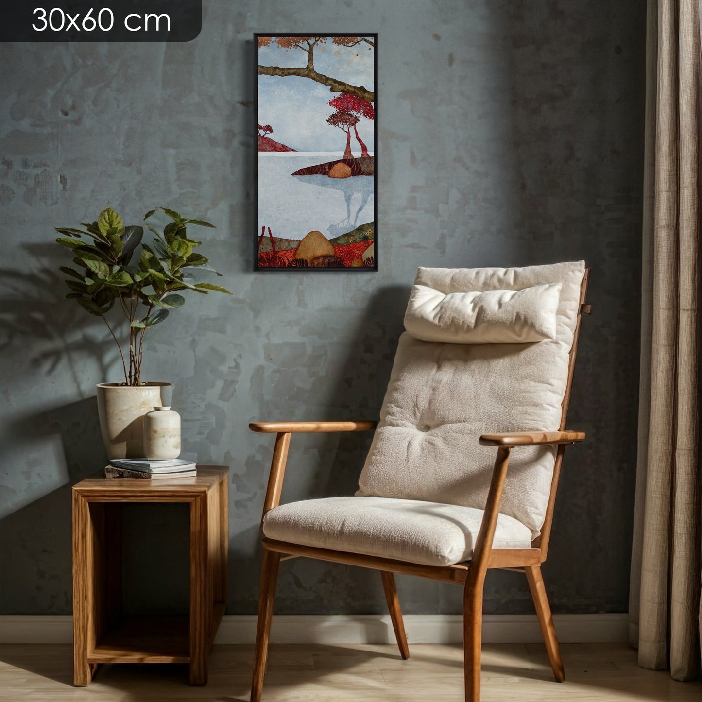 Paysages japonisants, triptyque, Auray, Honfleur et Pont-Aven, Galerie KLE, Lalou Kraffe, sérénité et contemplation