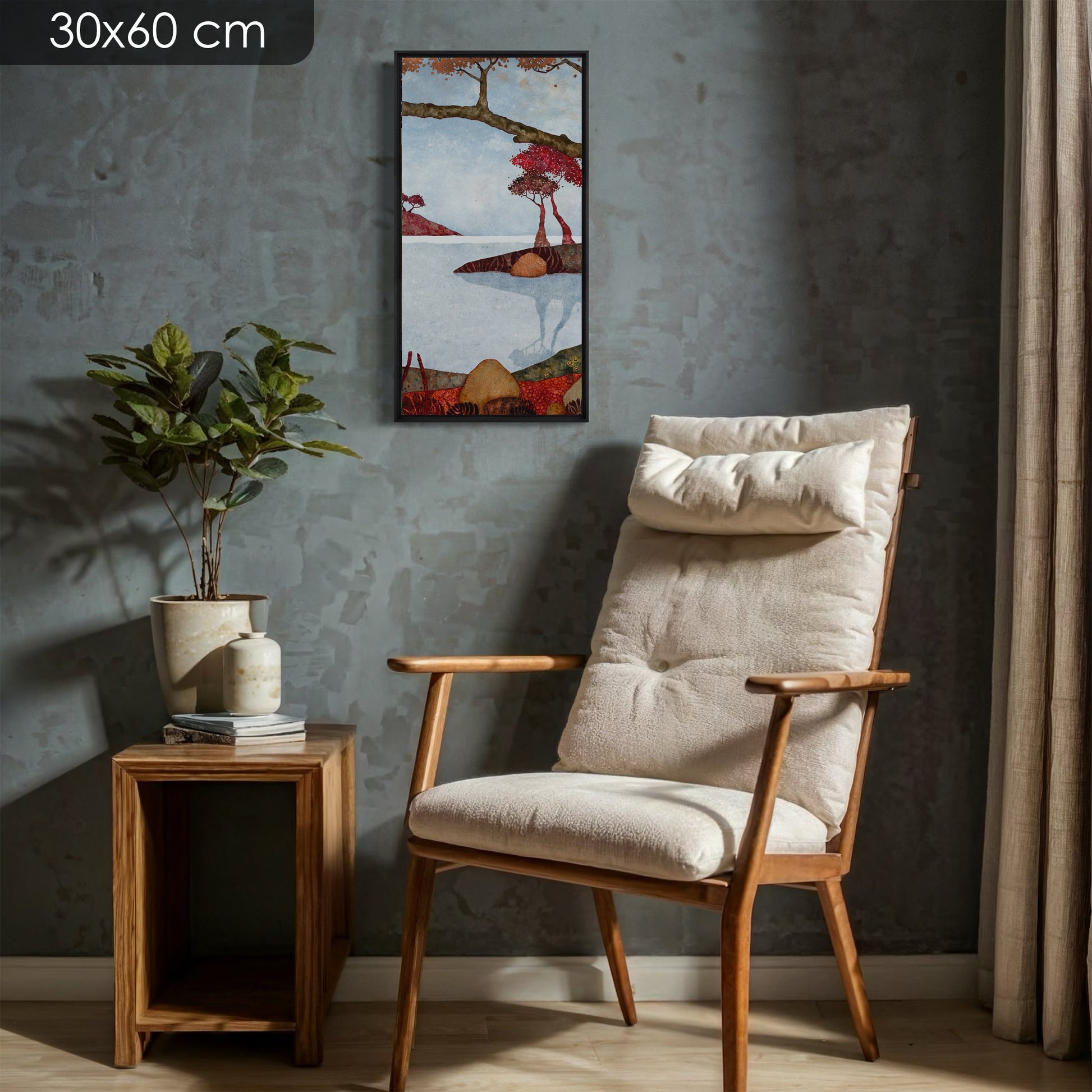 Paysages japonisants, triptyque, Auray, Honfleur et Pont-Aven, Galerie KLE, Lalou Kraffe, sérénité et contemplation