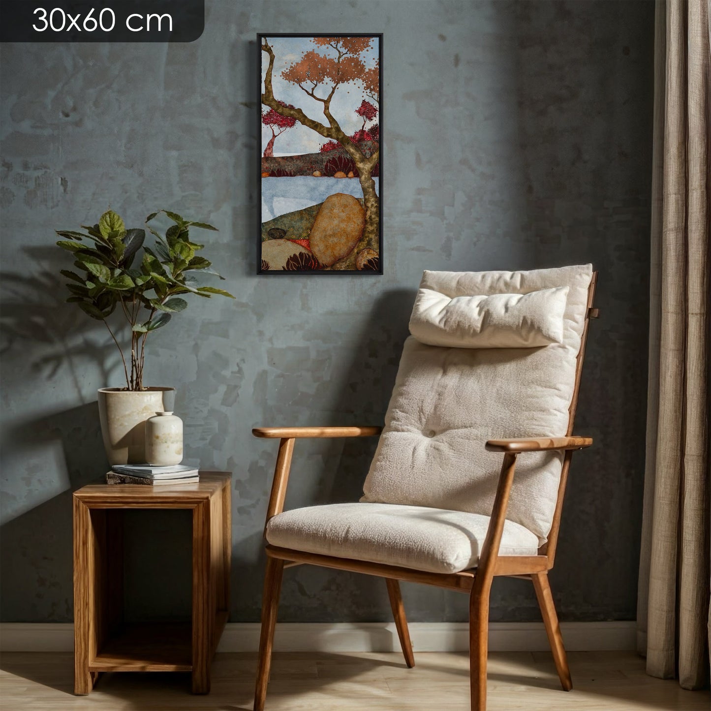 Paysages japonisants, triptyque, Auray, Honfleur et Pont-Aven, Galerie KLE, Lalou Kraffe, sérénité et contemplation