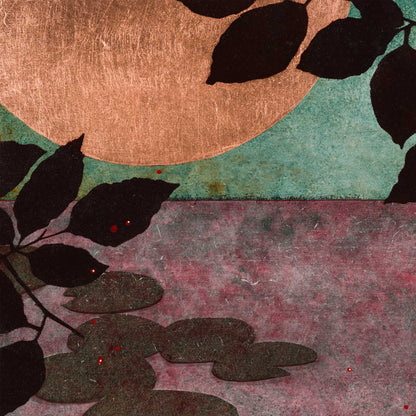 Peinture originale, Figuratif, Galerie KLE, Lalou Kraffe, Nature, Aigrette, Sérénité, Poésie, Normandie, Bretagne