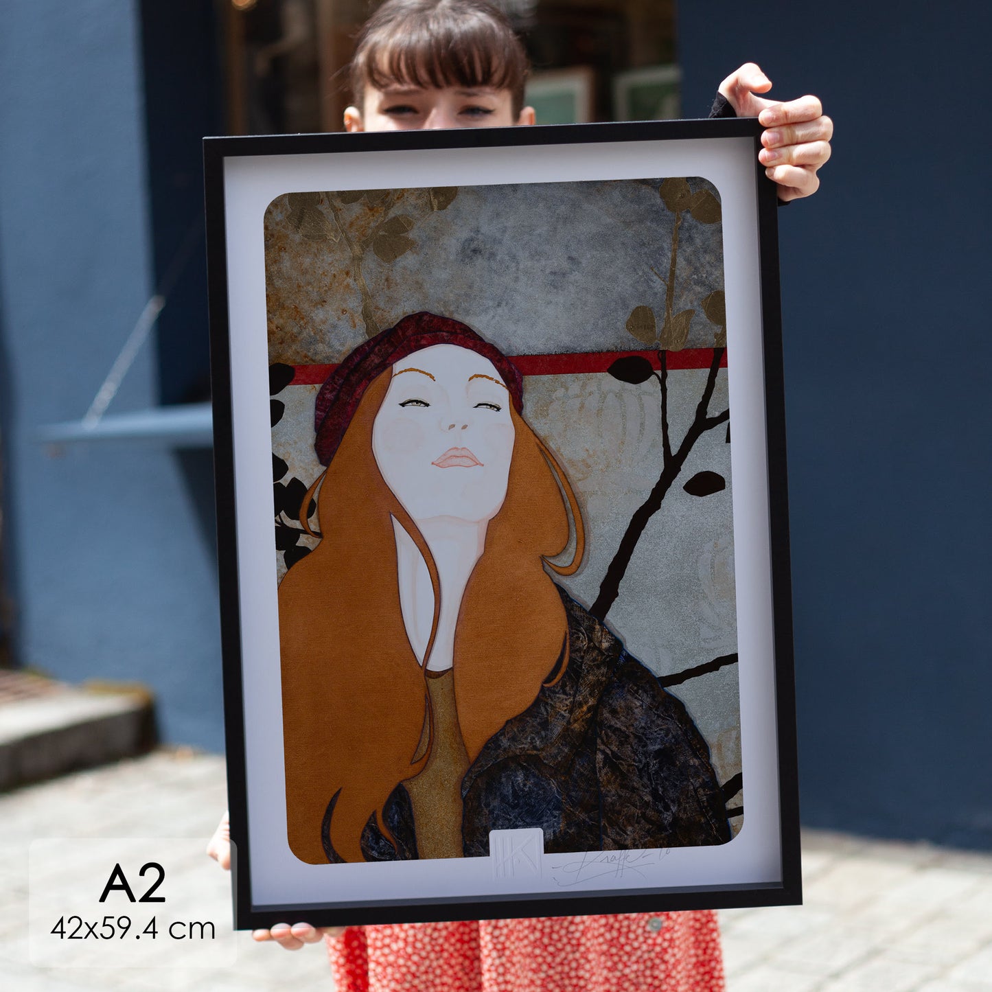 Portrait féminin sérénité poésie Lalou Kraffe Bretagne Normandie