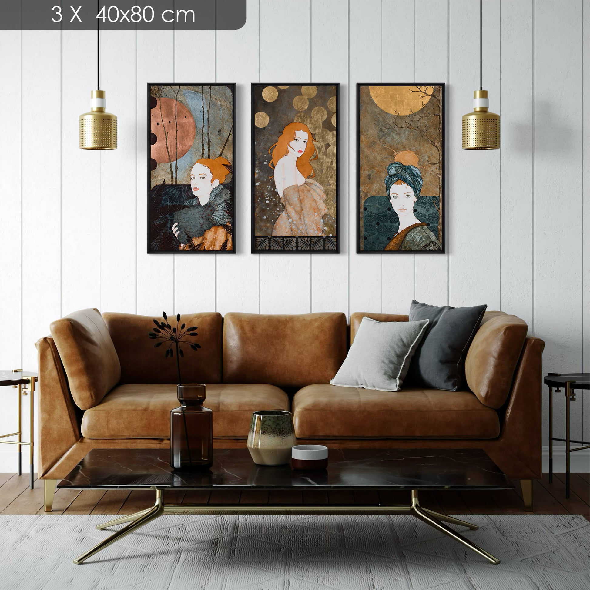 Portrait féminin, beauté, décoratif et figuratif, Lalou Kraffe à Auray, Honfleur et Pont-Aven