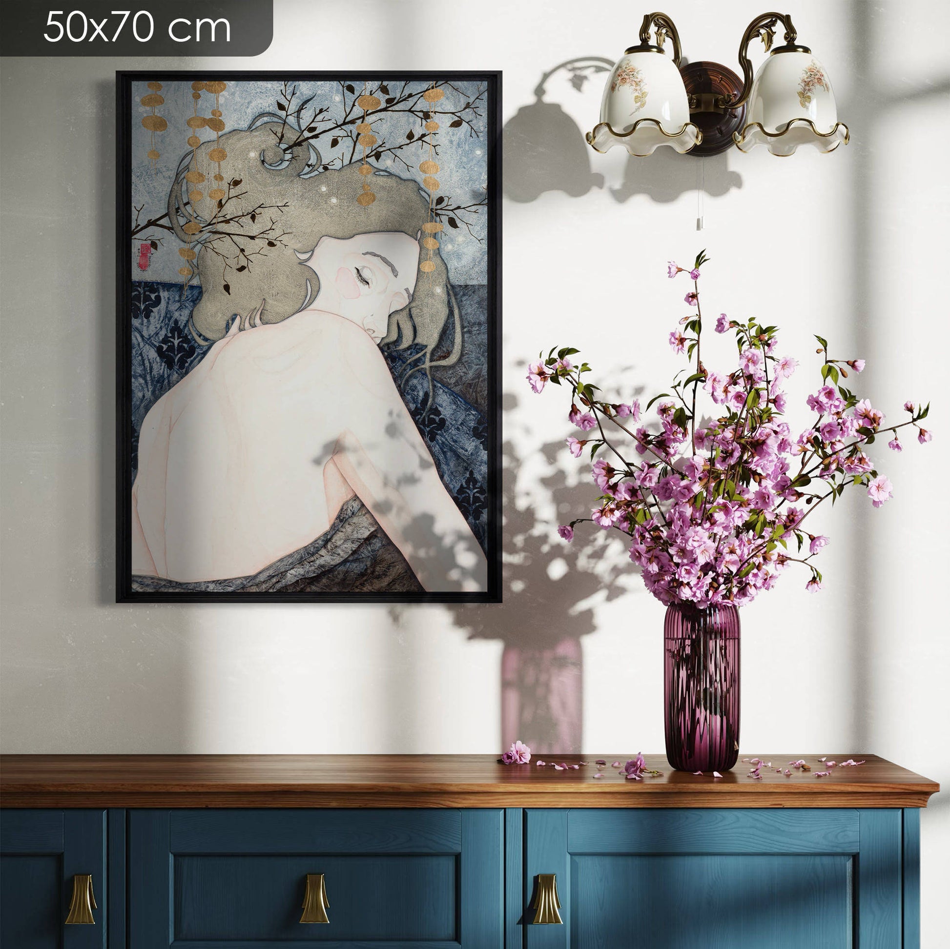 Portrait féminin, Douceur, Délicatesse, Poésie, Lalou Kraffe, Galerie KLE, Bretagne, Normandie