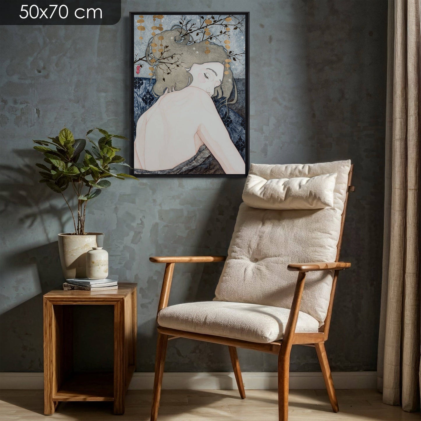 Portrait féminin, Douceur, Délicatesse, Poésie, Lalou Kraffe, Galerie KLE, Bretagne, Normandie