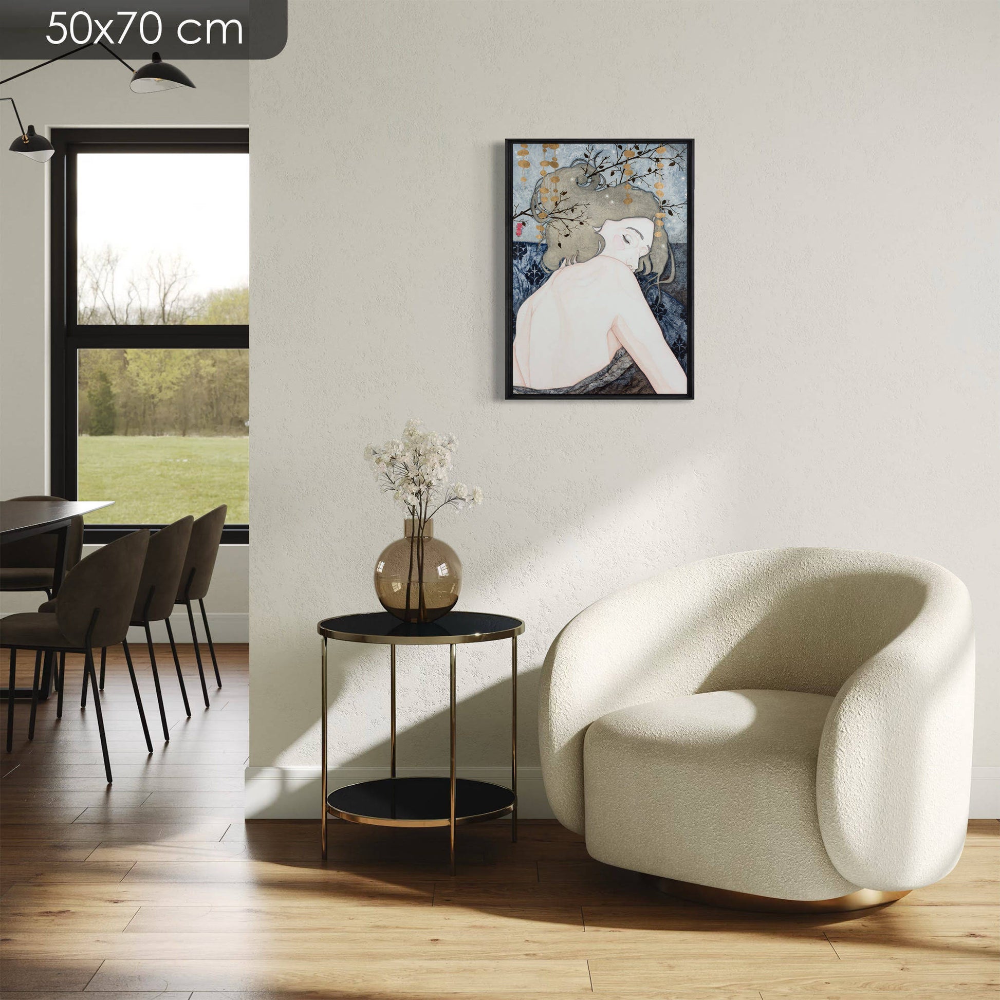 Portrait féminin, Douceur, Délicatesse, Poésie, Lalou Kraffe, Galerie KLE, Bretagne, Normandie