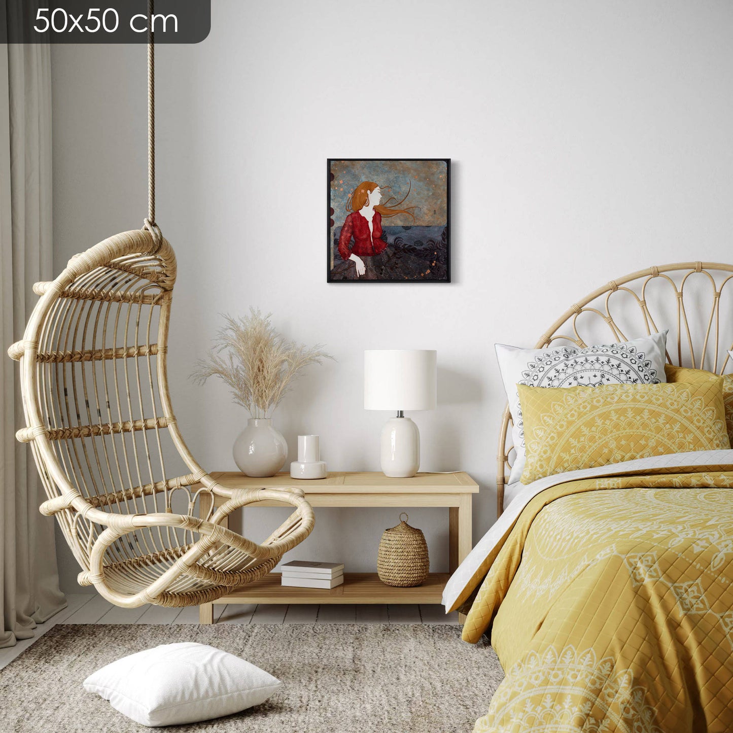 Portrait féminin, Galerie KLE, Lalou Kraffe, grâce, modernité et poésie, Bretagne et Normandie