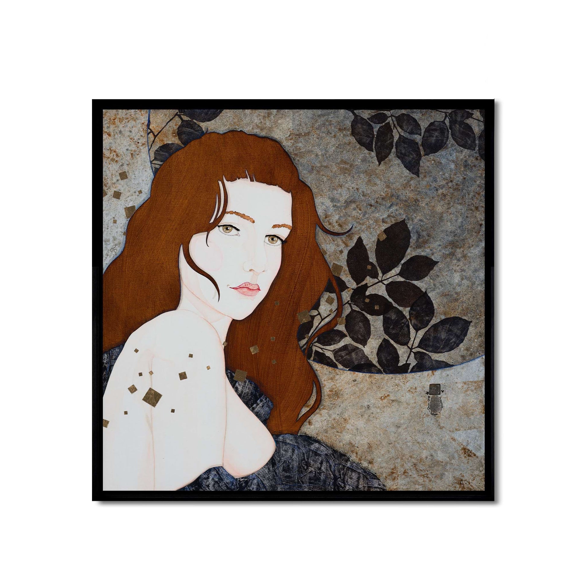 Portrait féminin de Lalou Kraffe, Normandie et Bretagne, expression du regard