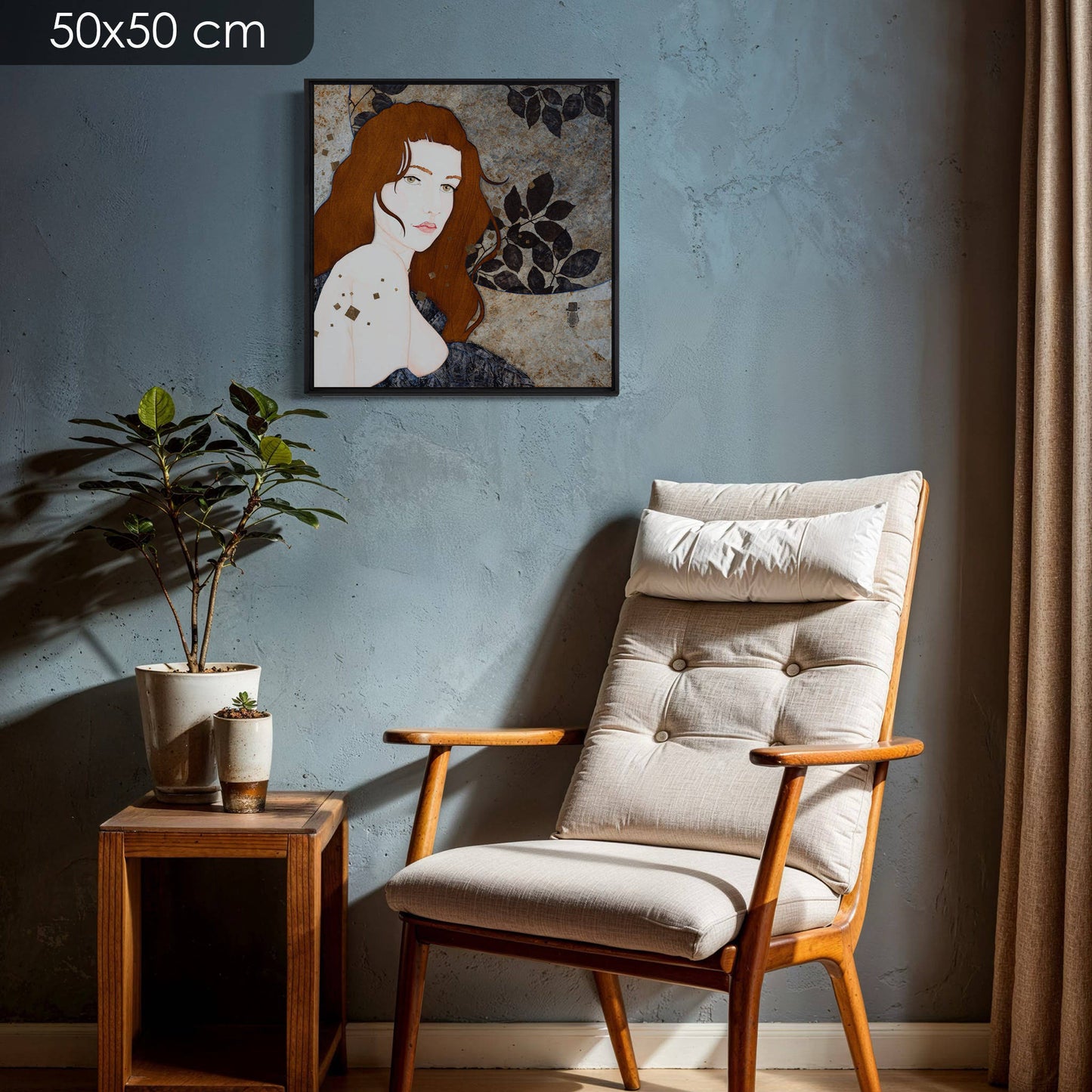 Portrait féminin de Lalou Kraffe, Normandie et Bretagne, expression du regard