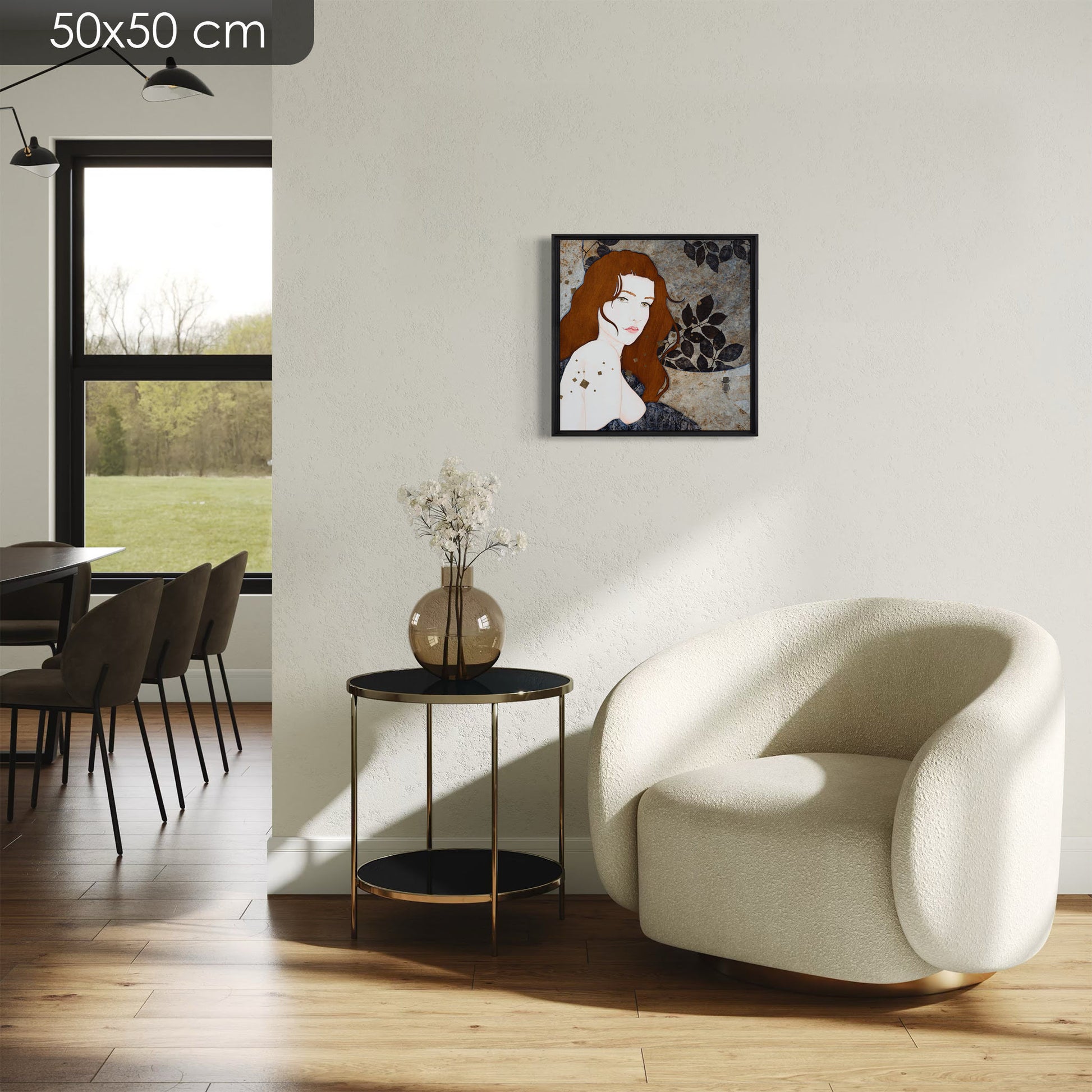 Portrait féminin de Lalou Kraffe, Normandie et Bretagne, expression du regard