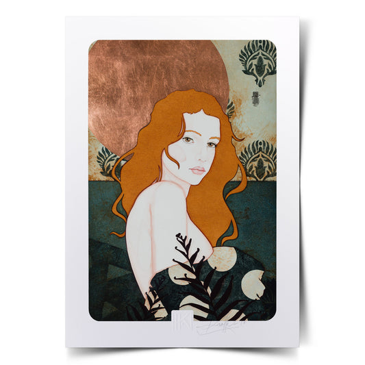 Portrait féminin sensualité du regard Lalou Kraffe Auray Pont-Aven Honfleur