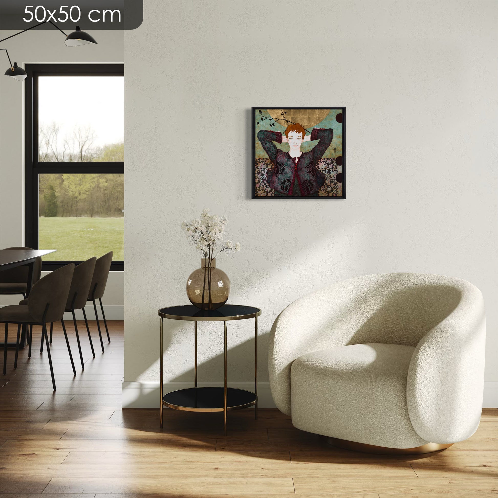 Portrait de femme, expression du regard, coquetterie, Lalou Kraffe à Auray, Pont-Aven et Honfleur