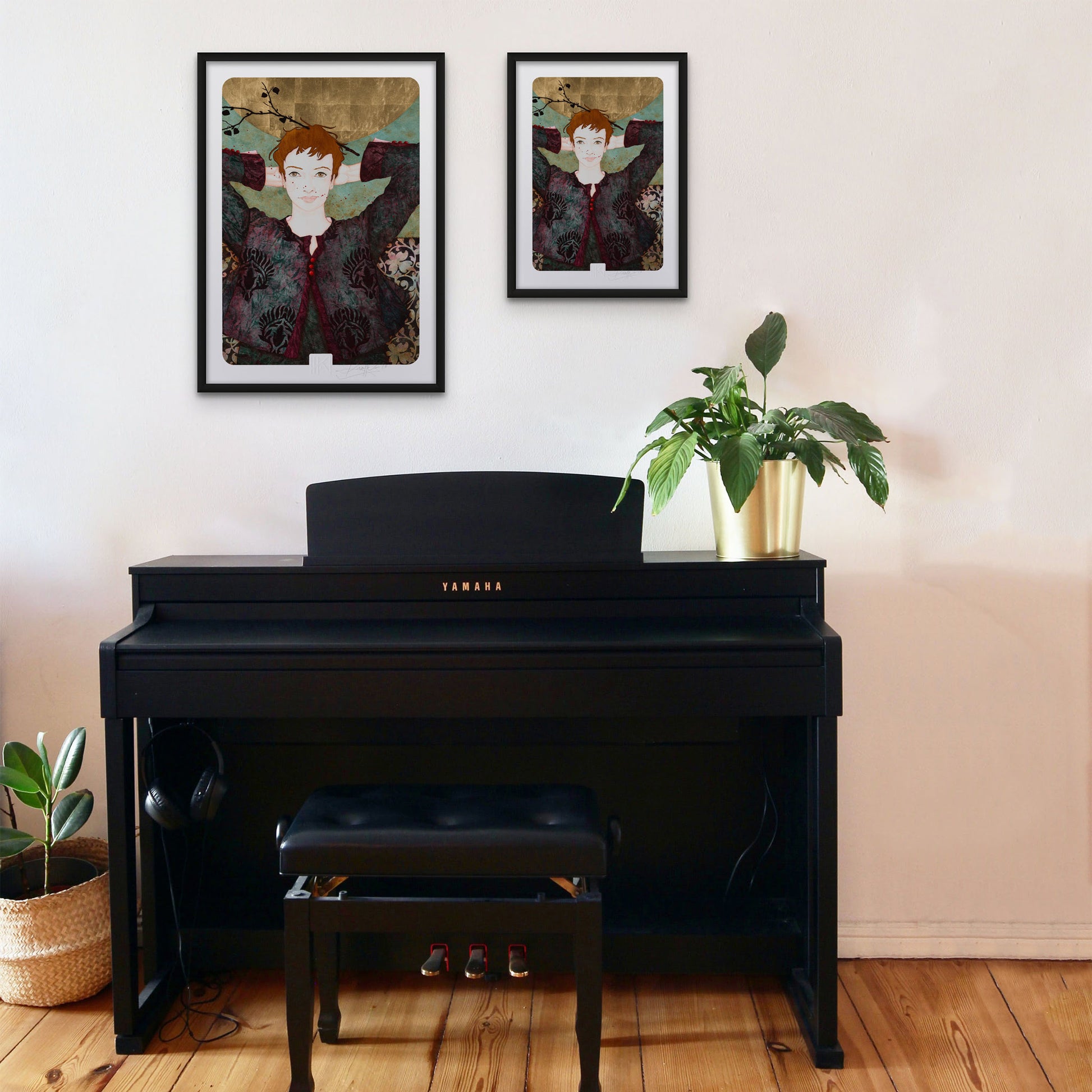 Portrait de femme, expression et regard, coquetterie de Lalou Kraffe à Auray, Pont-Aven, Honfleur