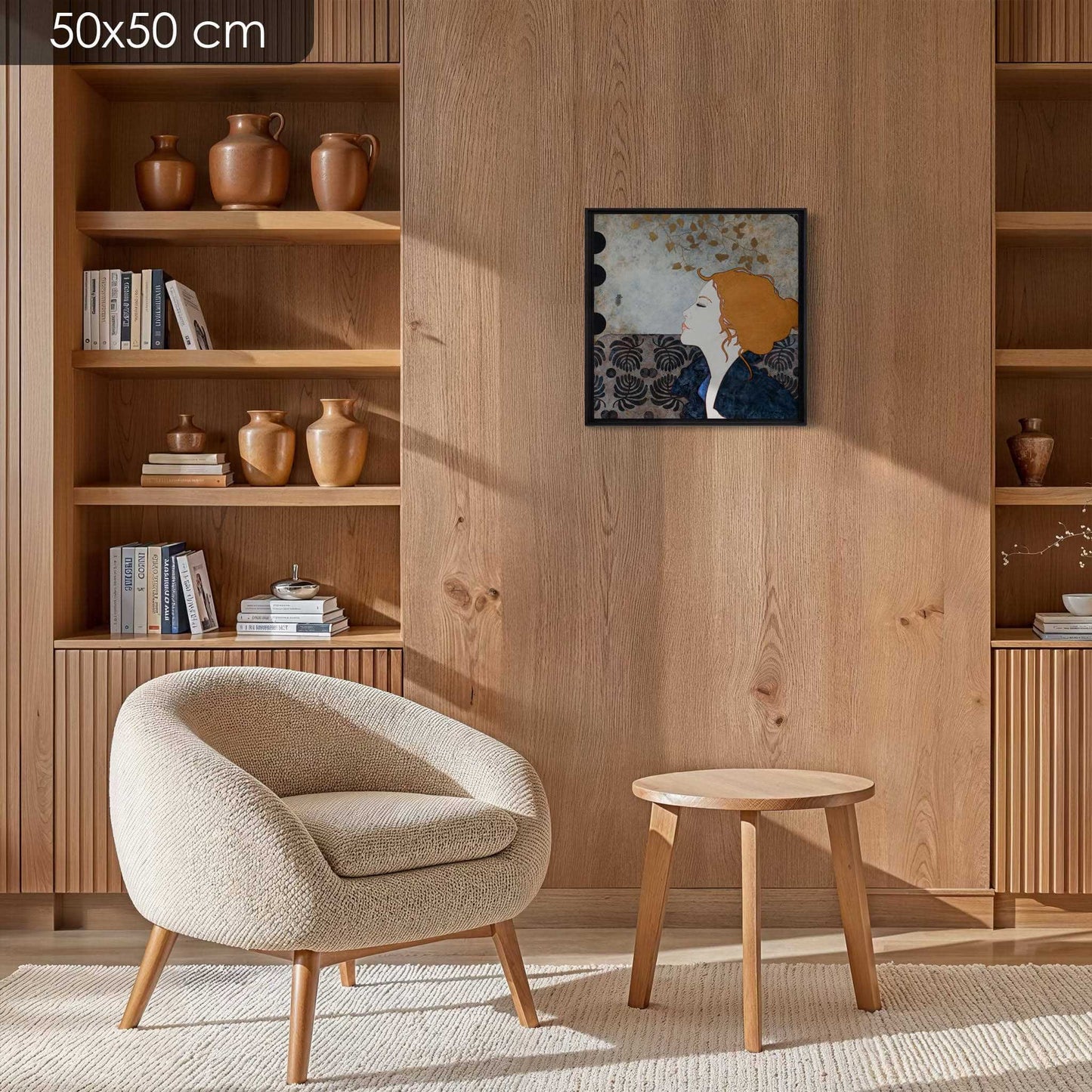 Portrait de femme, galerie KLE à Auray, Pont-Aven et Honfleur, Lalou Kraffe, élégance et délicatesse