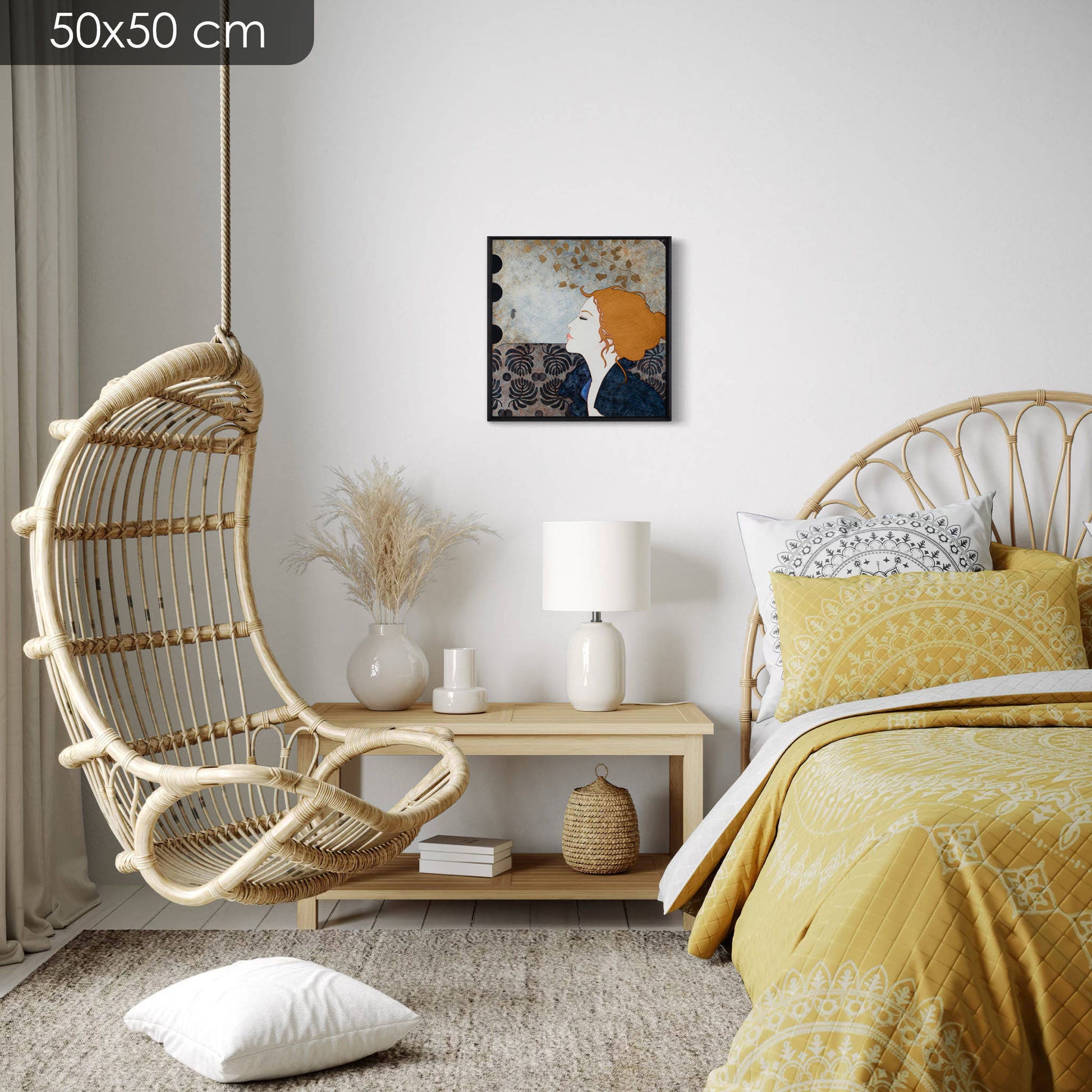 Portrait de femme, galerie KLE à Auray, Pont-Aven et Honfleur, Lalou Kraffe, élégance et délicatesse