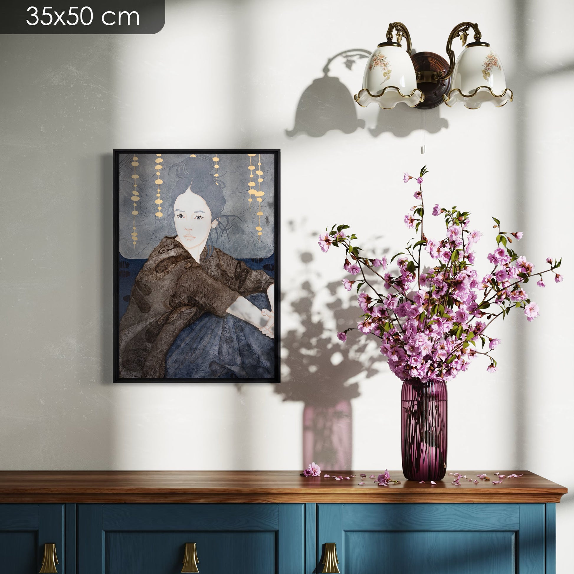 Portrait de femme, Galerie KLE, poésie et émotion, regard, Honfleur, Pont-Aven et Auray