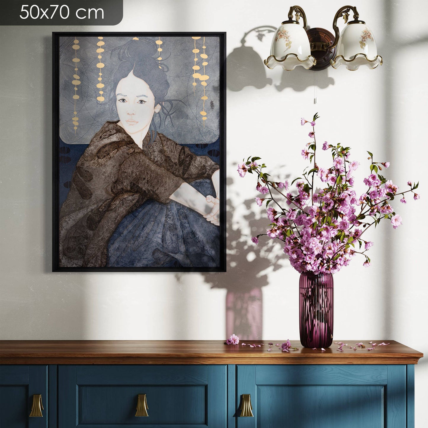 Portrait de femme, Galerie KLE, Poésie, Émotion, Regard, Honfleur, Auray, Pont-Aven