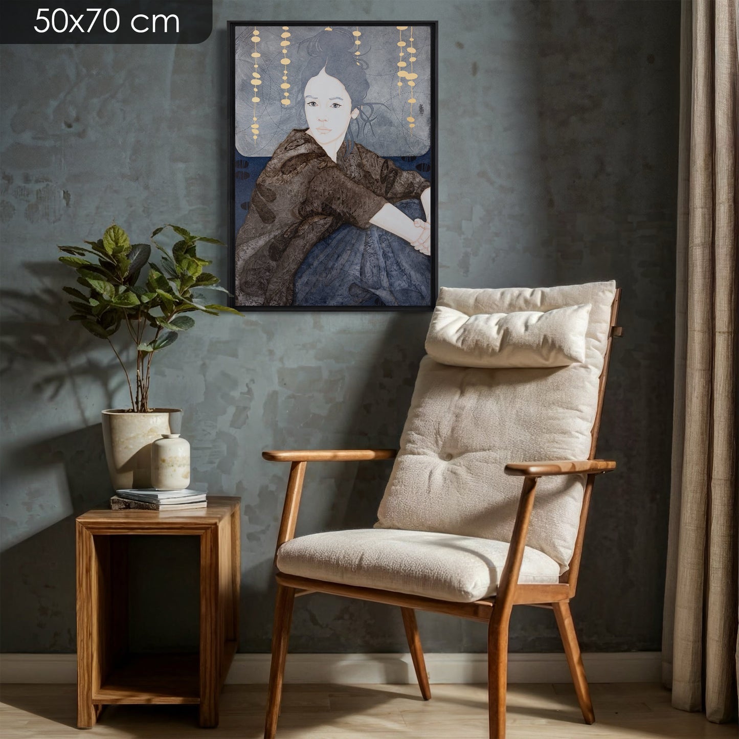 Portrait de femme, Galerie KLE, Poésie, Émotion, Regard, Honfleur, Auray, Pont-Aven