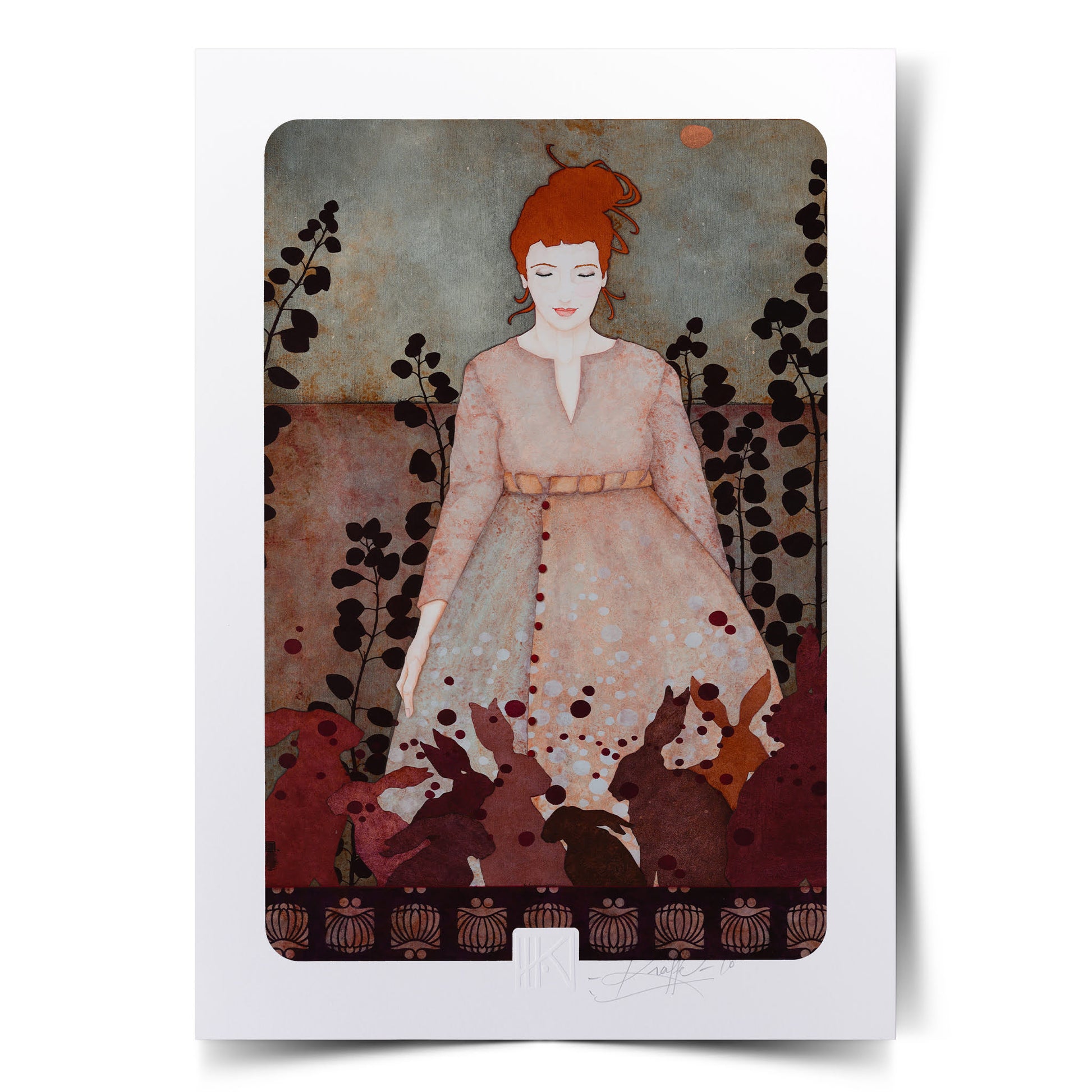 Portrait de femme, rêverie et poésie d’artiste féminine en Normandie et Bretagne
