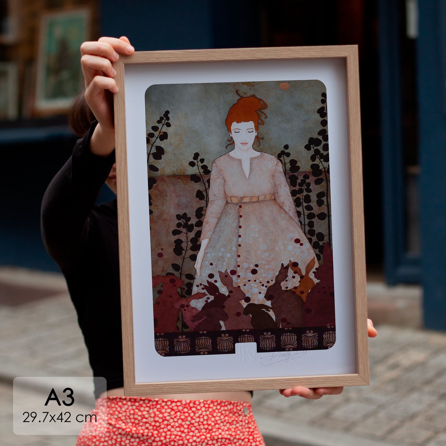 Portrait de femme, rêverie et poésie d’artiste féminine en Normandie et Bretagne