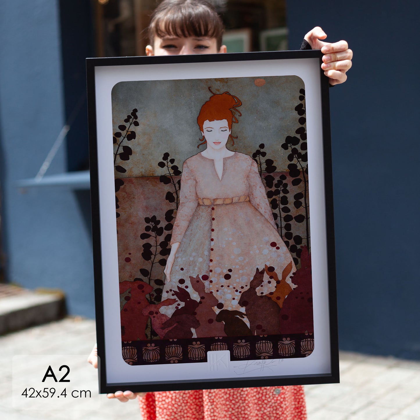 Portrait de femme, rêverie et poésie d’artiste féminine en Normandie et Bretagne
