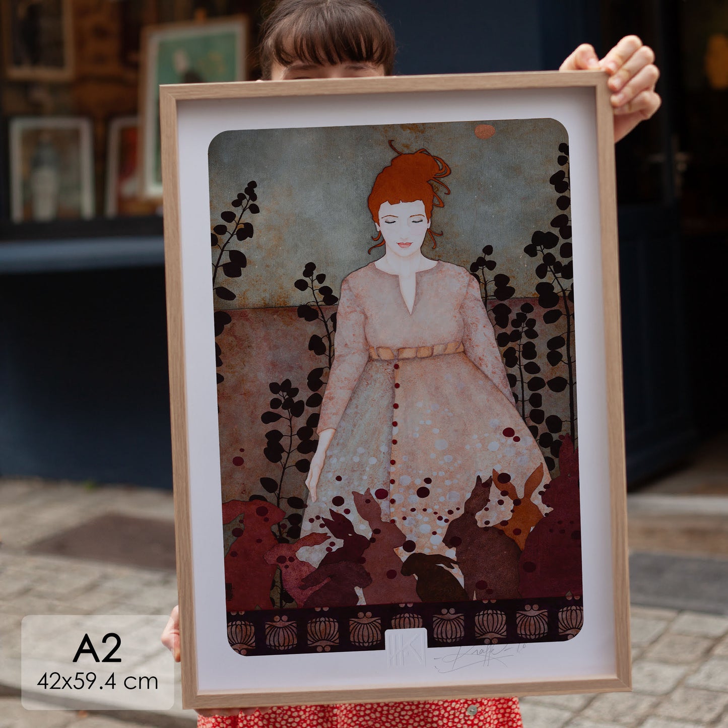 Portrait de femme, rêverie et poésie d’artiste féminine en Normandie et Bretagne
