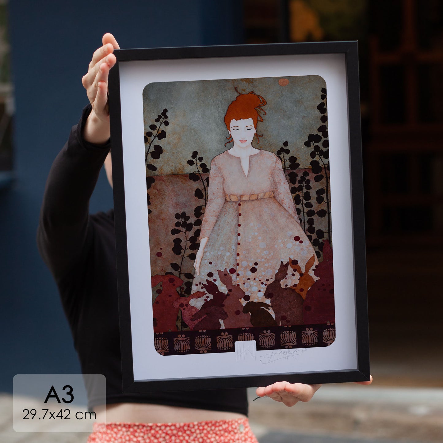 Portrait de femme, rêverie et poésie d’artiste féminine en Normandie et Bretagne