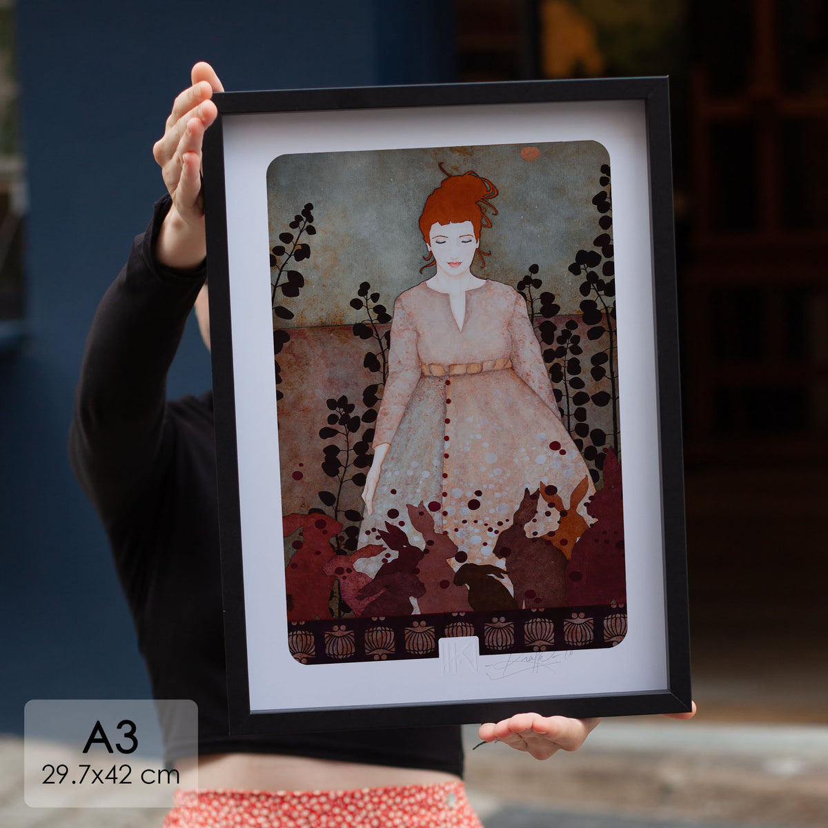 Portrait de femme, rêverie et poésie d’artiste féminine en Normandie et Bretagne