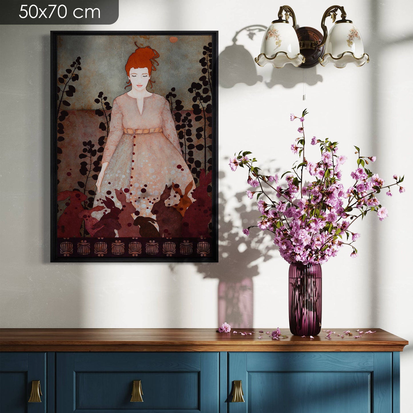 Portrait de femme, dessin moderne et figuratif, rêverie et poésie d’artiste de Normandie et Bretagne