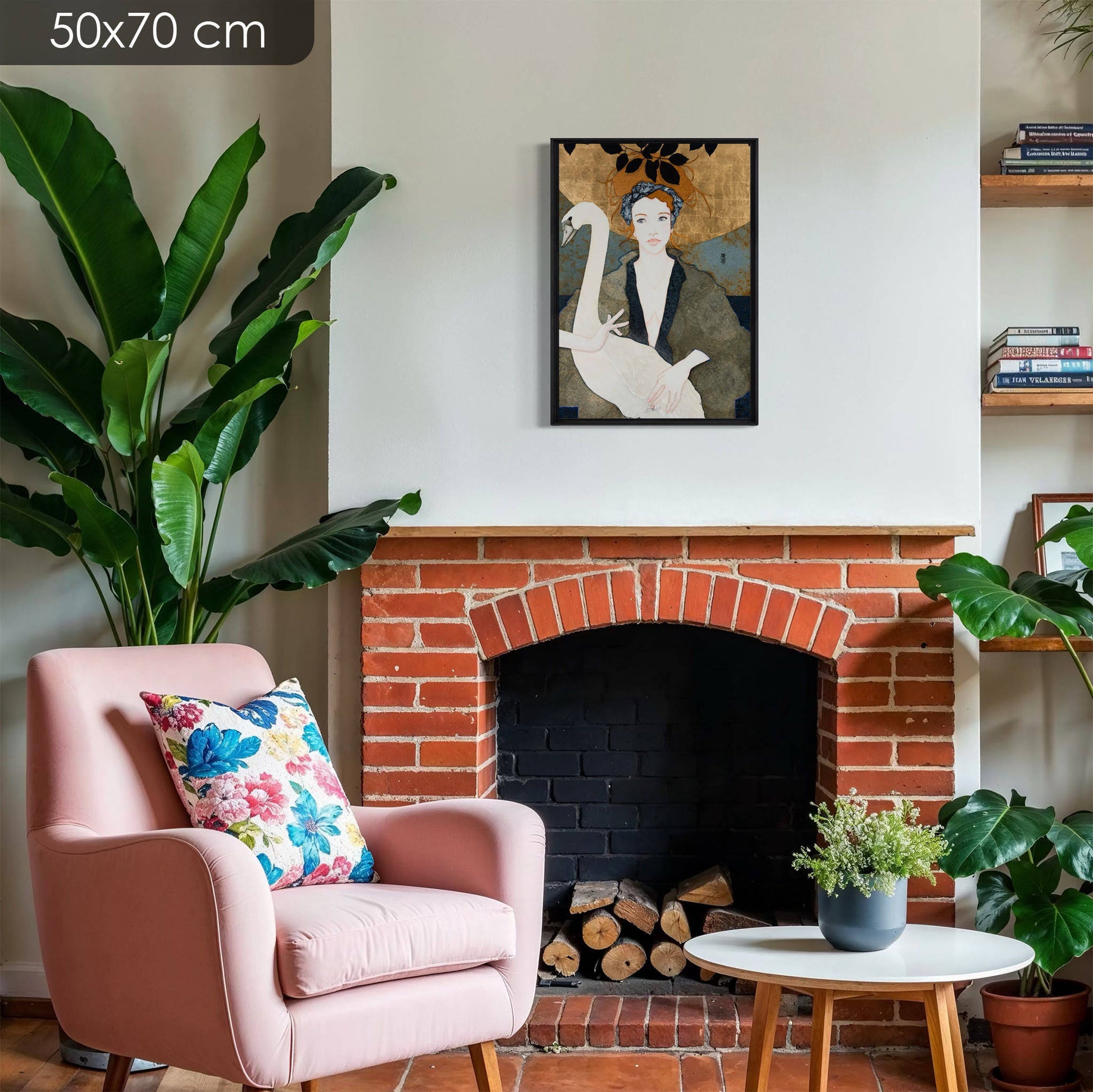 Portrait de femme, Lalou Kraffe, Élégance, Délicatesse, Galerie KLE, Bretagne, Normandie