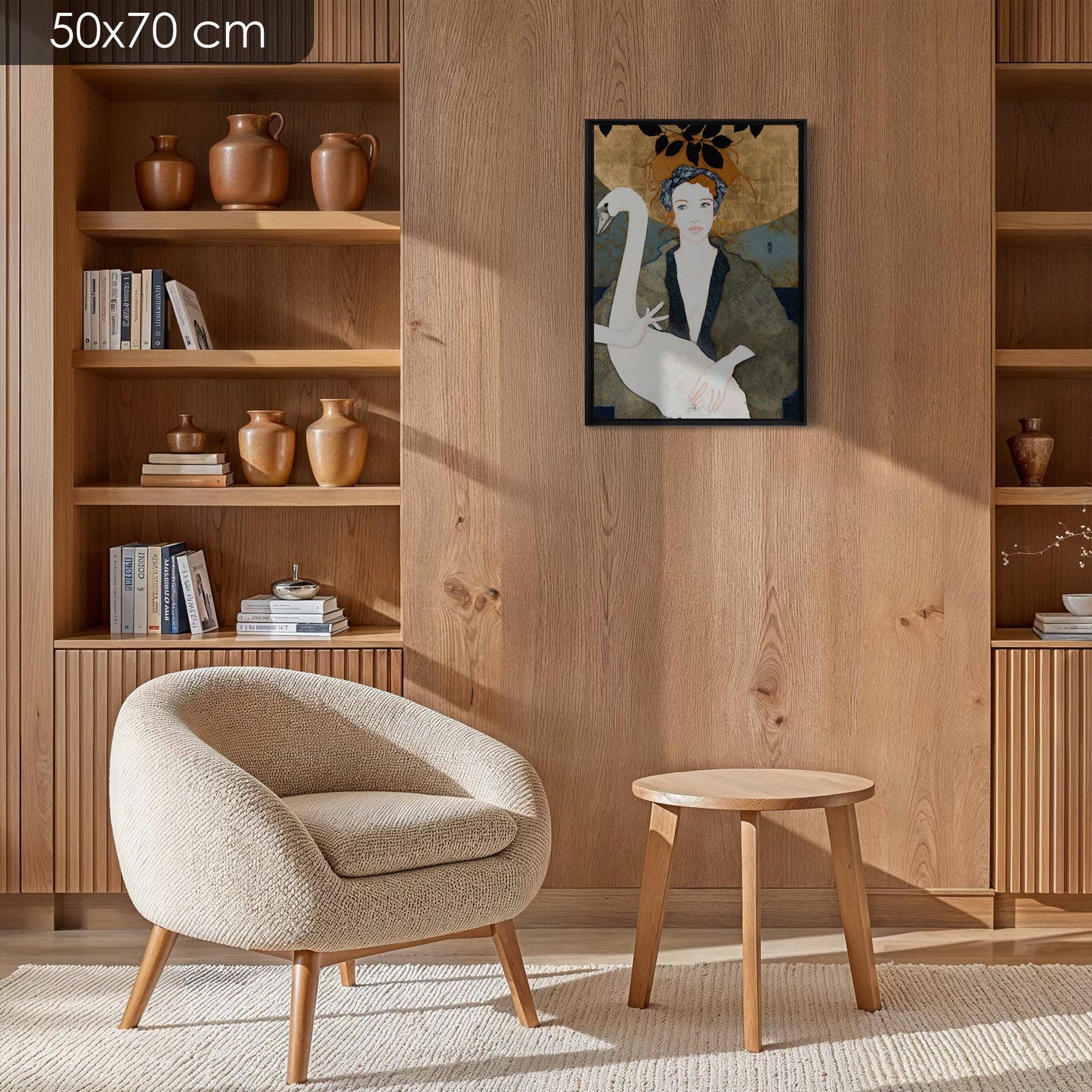 Portrait de femme, Lalou Kraffe, Élégance, Délicatesse, Galerie KLE, Bretagne, Normandie