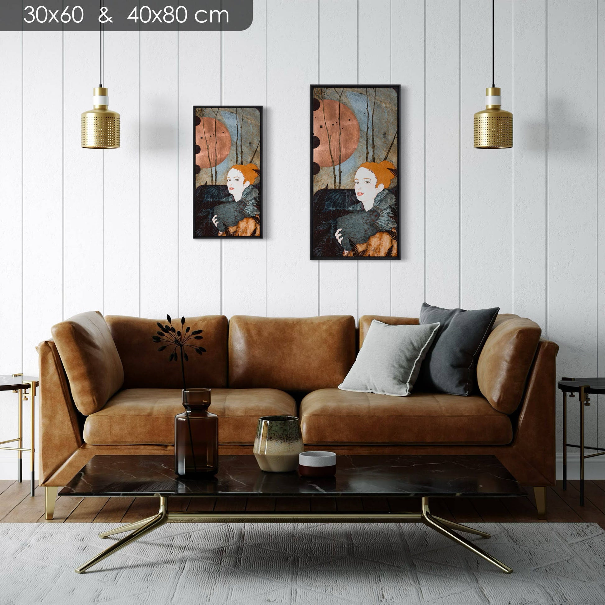 Portrait hivernal féminin, modernité, figuratif, Lalou Kraffe à Auray, Honfleur et Pont-Aven, KLE