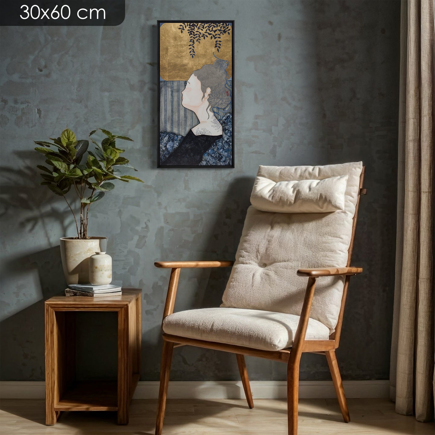 portrait féminin Lalou Kraffe