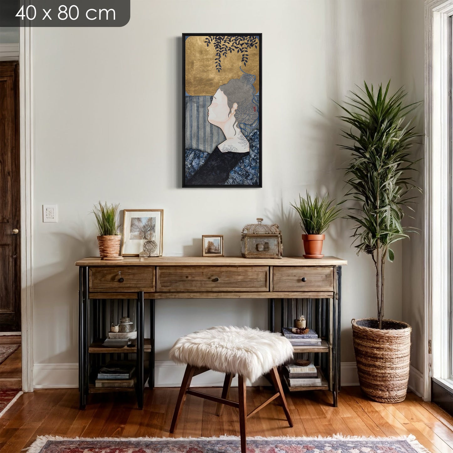 portrait féminin Lalou Kraffe